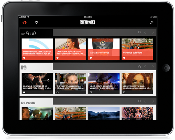 flud1 FLUD for the iPad. News with sex appeal