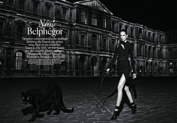 freja1 Mikael Jansson Shoots Freja Beha Erichsen for Vogue Paris September 2010