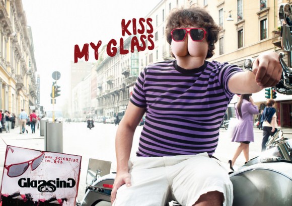 glassing 1 pic on Design You Trust glassing 1 Glassing Sunglasses: Kiss my glass