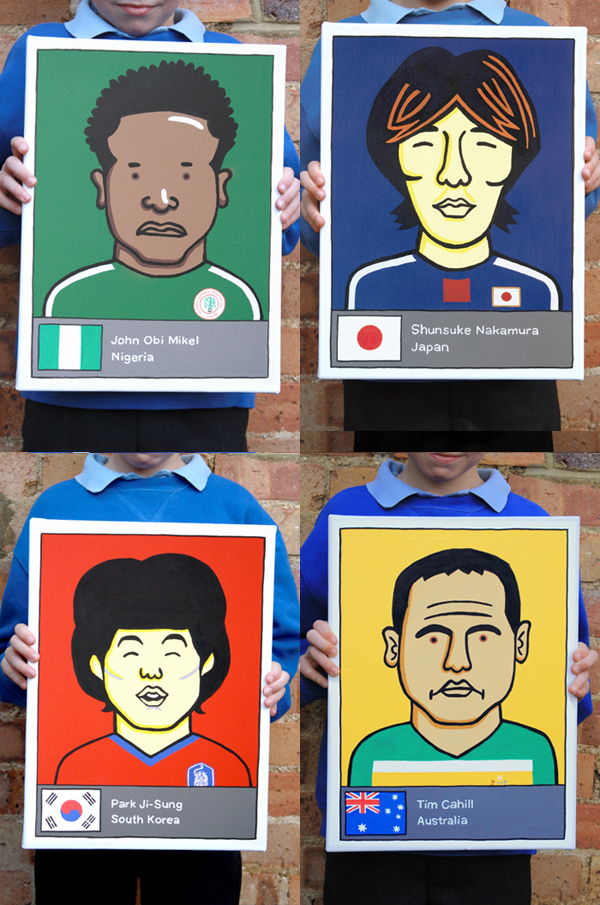 World Cup Illustration Exhibition Part III groupof4II World Cup Illustration Exhibition Part III