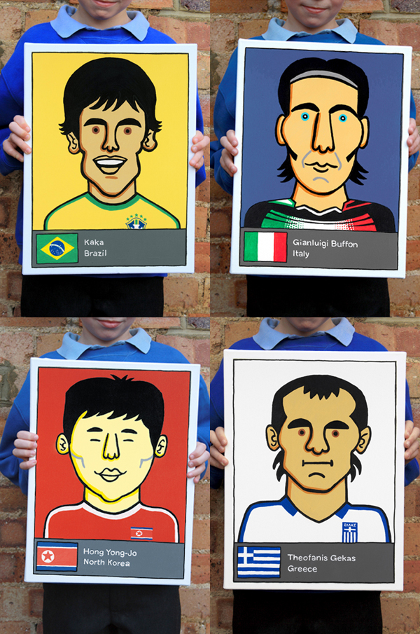 groupof4IV World Cup Illustration Exhibition Part IV