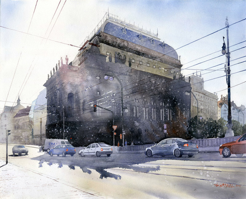 gw3 Watercolor by Grzegorz Wróbel