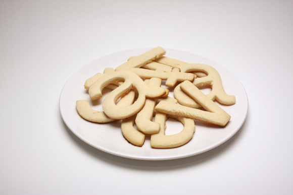 helcookdyt3 Helvetica Typeface Cookie Cutters by Beverly Hsu