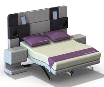 iconbed iCon Bed   world’s first bed designed to work with iPad