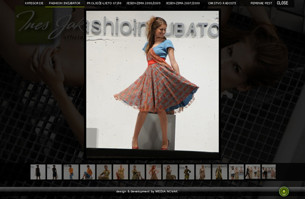 Full Screen Fashion Site by MediaNovak.com inesjaksicgalerija Full Screen Fashion Site by MediaNovak.com