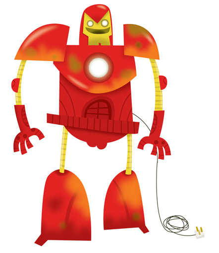 iron man Rice Kreepies, Fat Iron Man and other stuff by Wayne Harris