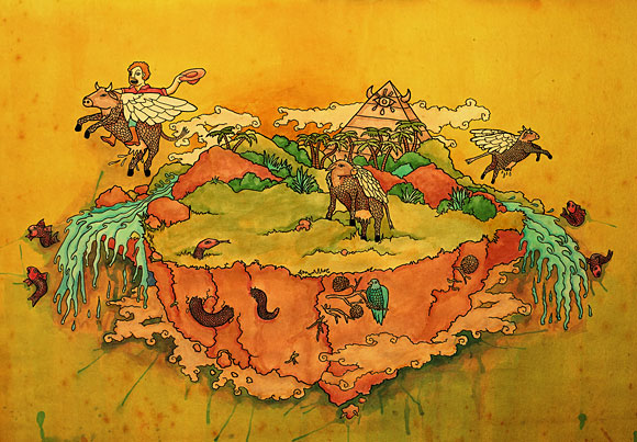 isla full Juan Weiss   Flying cows rodeo