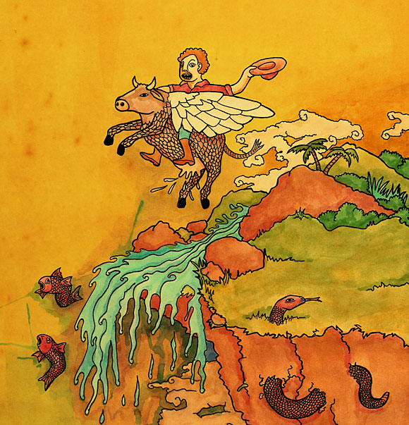 isla left 3 Juan Weiss   Flying cows rodeo