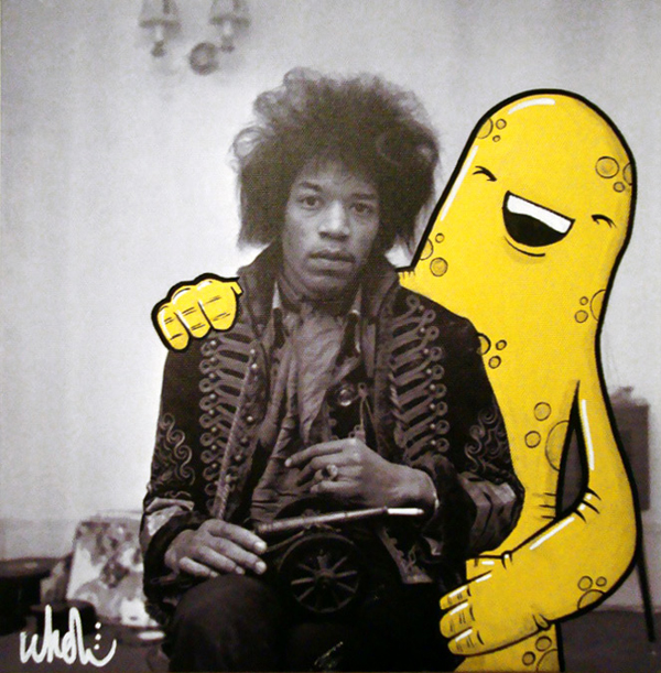 New Graffiti on Canvas from Uh Oh! jimi New Graffiti on Canvas from Uh Oh!