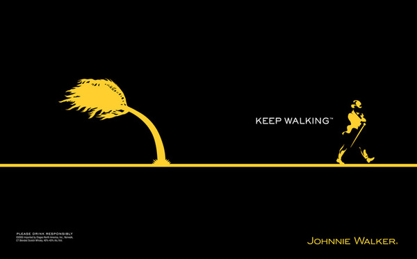 Mircow Johnnie Walker'Keep Walking' Entry source Design You Trust
