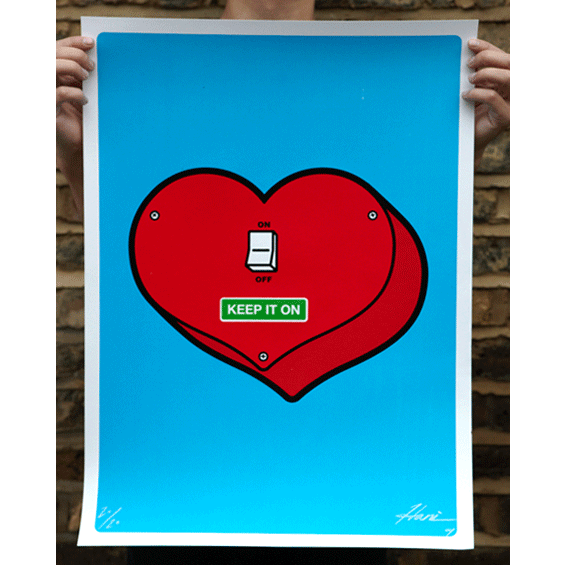 keep 01 big Thingamabob screen prints from Haniboi
