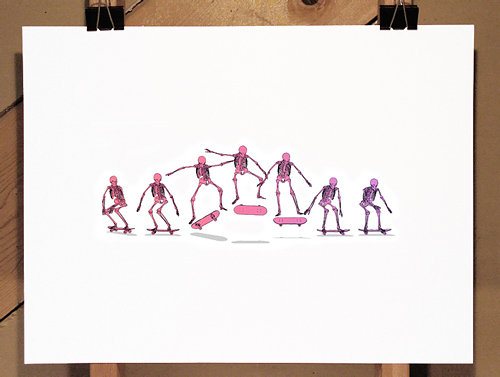 kickflip 1 w500 Snowblinded Kickflip Print