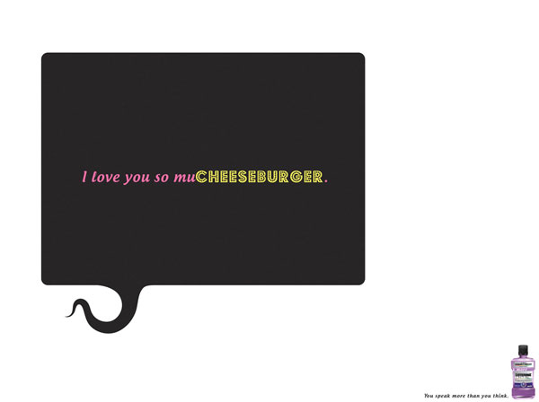 listerinecheeseburger Listerine Advertising by ESPM