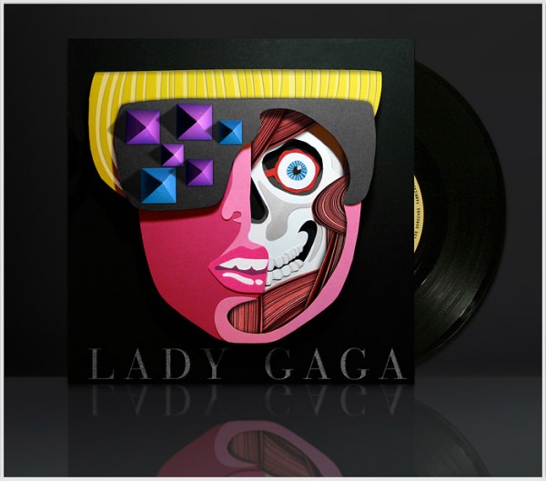lobulodesignladygaga1600x529 pic on Design You Trust lobulodesignladygaga1600x529 Paper Cut Illustrations by Lobulo Design
