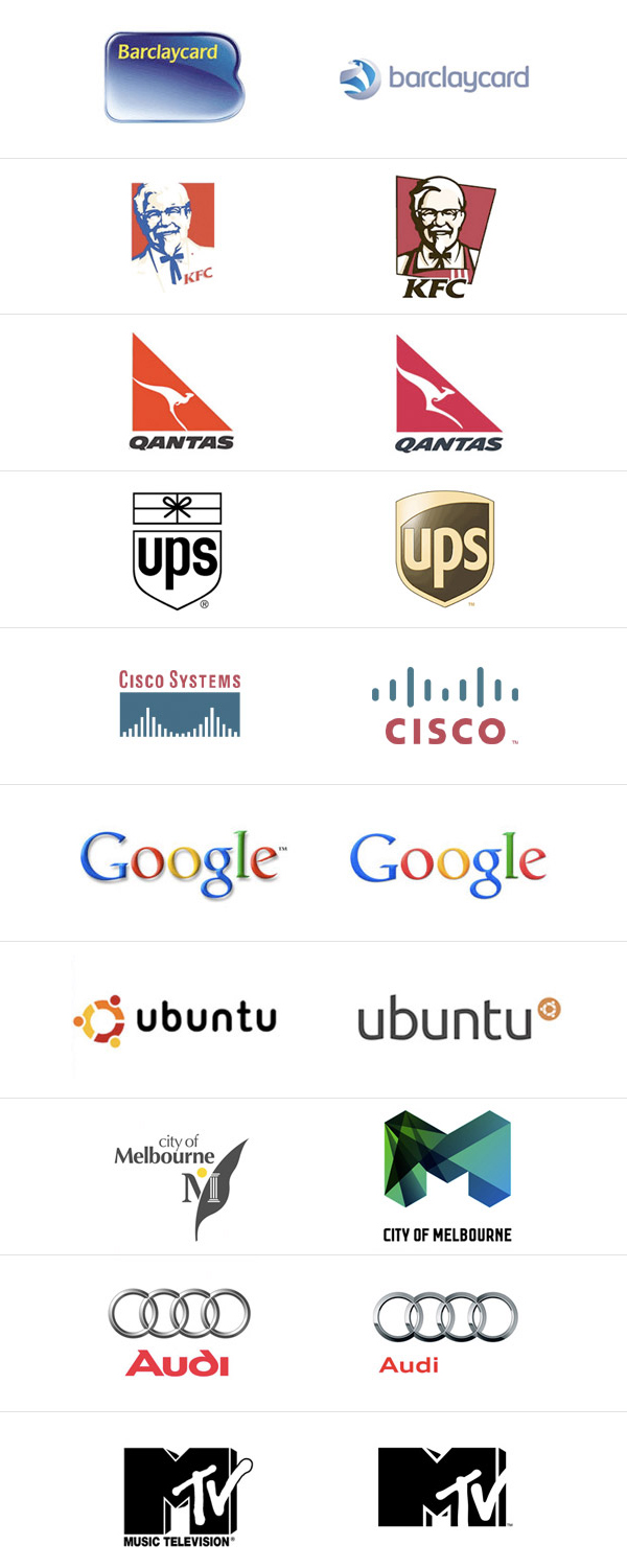 logos pic on Design You Trust logos Great Logo Redesigns of 2009 & 10