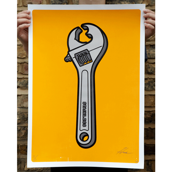 love fix big Thingamabob screen prints from Haniboi