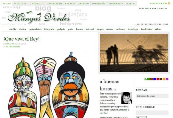 mangasverdes.es Showcase of popular blogs from Spain