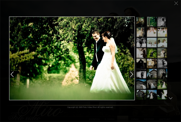 medianovakweddingphotogalleries8 MediaNovak: Collection of Fantastic Wedding Portfolio Web Design!
