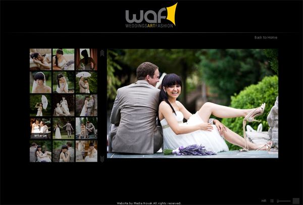 medianovakweddingphotogalleries9 MediaNovak: Collection of Fantastic Wedding Portfolio Web Design!