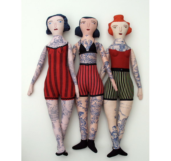 mimikirchner2 Tattooed Dolls by Mimi Kirchner