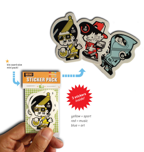 minipack instruction MINI STICKER PACK