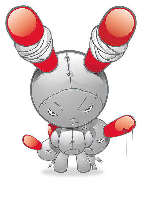 Free vector monster cartoon characters mon01 Free vector monster cartoon characters