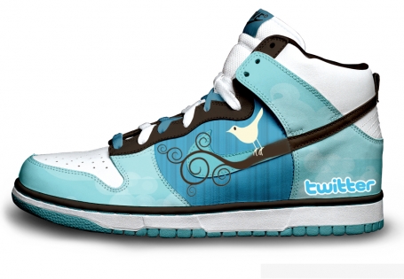 Geeky Customized Nike Sneakers nikesneakertwitter Geeky Customized Nike Sneakers
