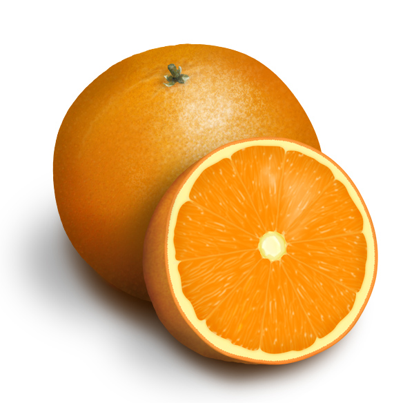 oranges Photoshop illustrations
