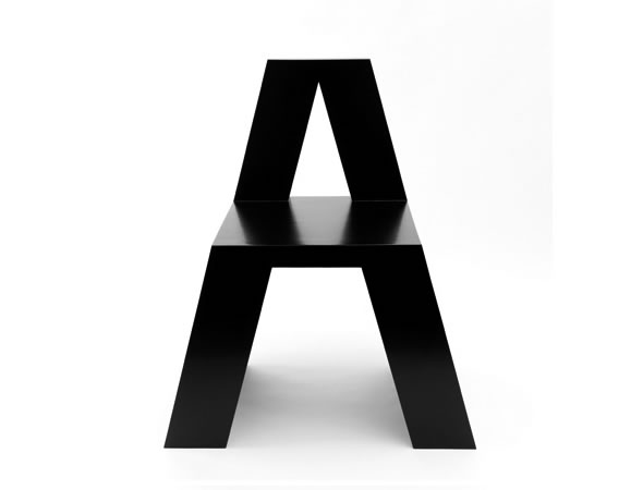 otten 03 pic on Design You Trust otten 03 Alphabet Letter Chairs