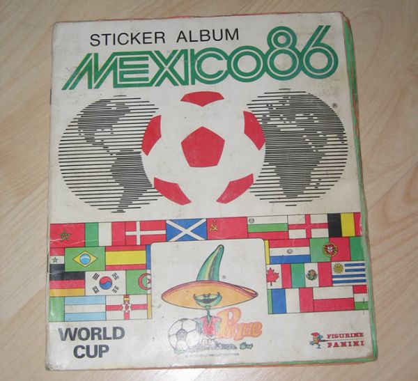 paniniworldcupstickeralbums1986mexico Panini World Cup Sticker Albums