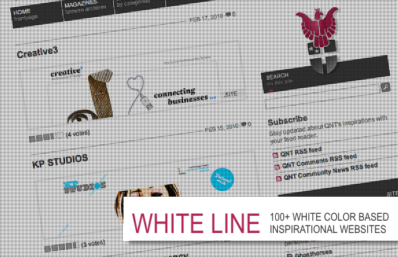 White based inspirational websites qnt promotion White based inspirational websites