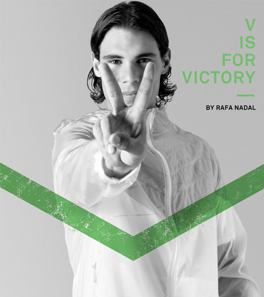 rafa The simplicity of a Letter for Nike