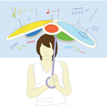 raindrummakeswalkingintherainanenjoyableeventwithentertainingmusic2 Rain Drum