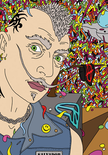 salvador Subrealistic Portrait