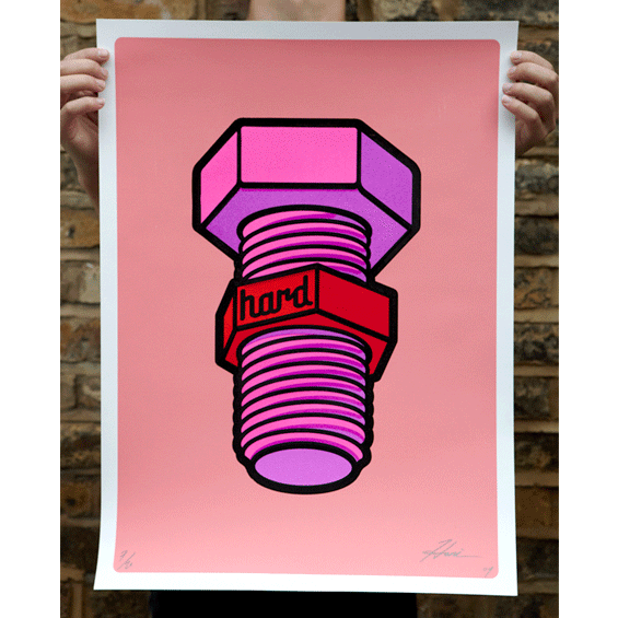 screw 01 big Thingamabob screen prints from Haniboi