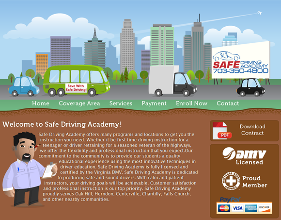 sda pic on Design You Trust sda Safe Driving Academy site update