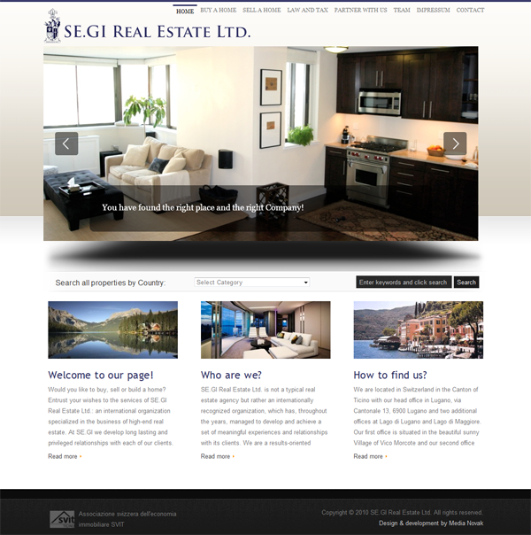 Brand new site for SEGI Ltd, an Swiss Real Estate agency | Presented by MediaNovak segihome1 Brand new site for SEGI Ltd, an Swiss Real Estate agency | Presented by MediaNovak