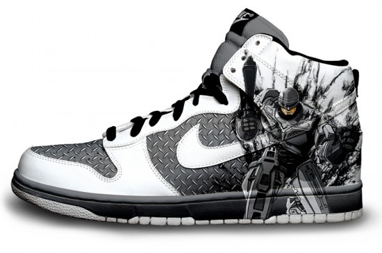 Geeky Customized Nike Sneakers sneakersNikerobocop550x365 Geeky Customized Nike Sneakers