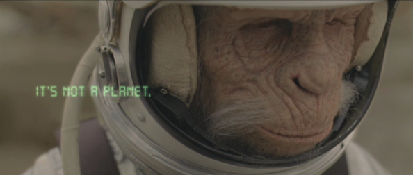  A monkey in the Space
