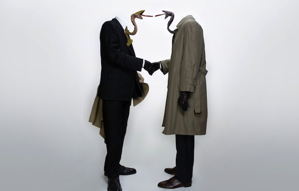Strange Sculptures Made of Discarded Clothes suitdut Strange Sculptures Made of Discarded Clothes