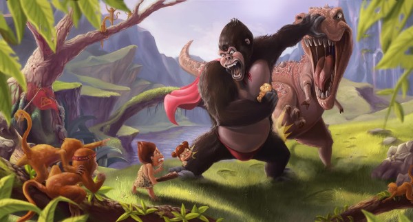 superkongfinish 10 Beautiful Cartoon Photoshop Illustration By Victorior