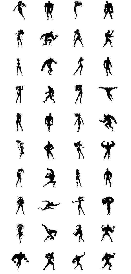 Awesome Free People Vector Sets sv01 Awesome Free People Vector Sets