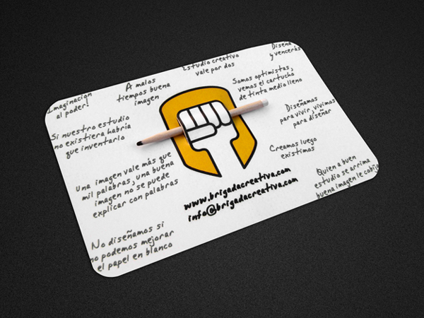 tarjetabrigada pic on Design You Trust tarjetabrigada Brigada Creativa Business Card