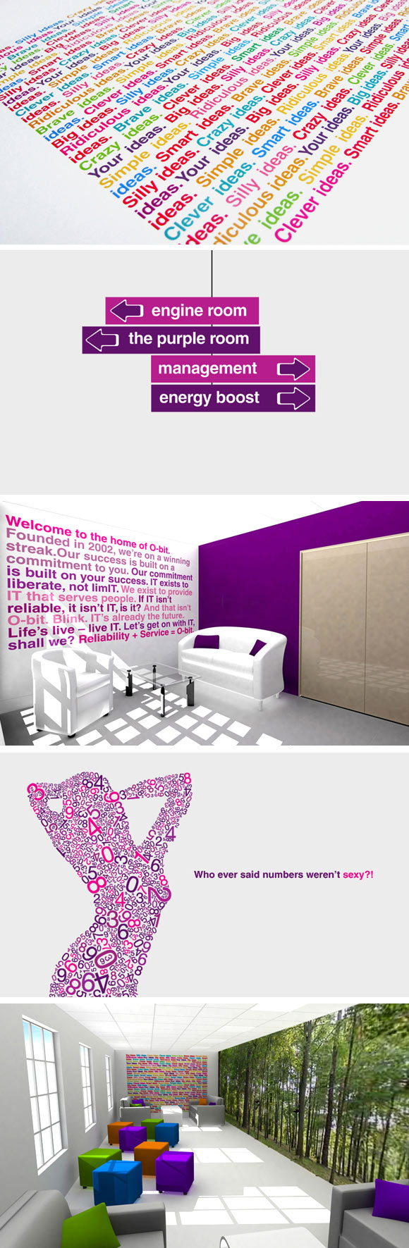 telecoms Fun, engaging internal branding