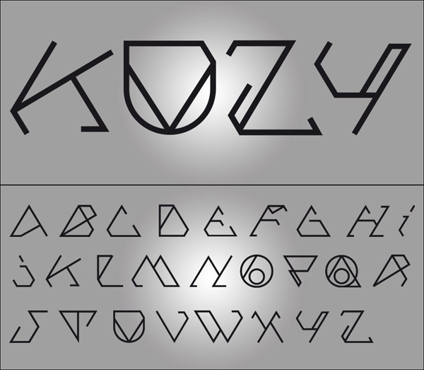 trisec basic 600 Trisec   Experimental Typefaces