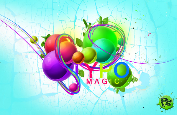 typo magic pic on Design You Trust typo magic Photoshop Tutorial: Colorful Composition
