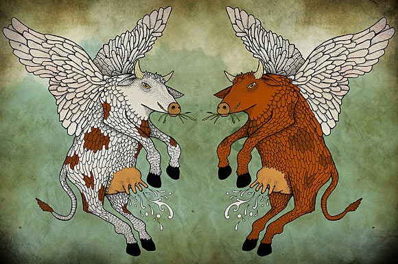 vacas 580 pic on Design You Trust vacas 580 Flying cows