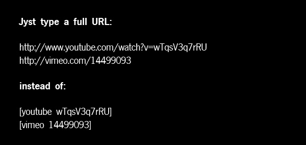 The New and Easiest Way to Embed Video on DYT videourl The New and Easiest Way to Embed Video on DYT