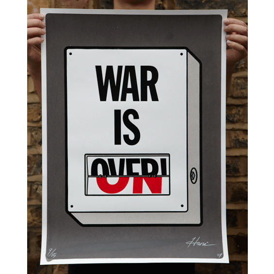war 01 big Thingamabob screen prints from Haniboi