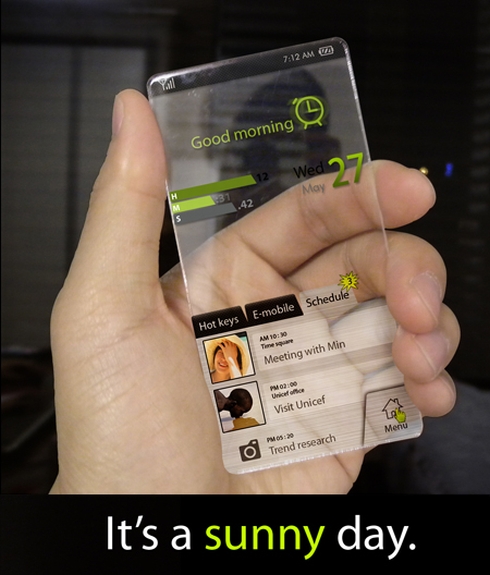 window concept phone 1 Window Concept Phone